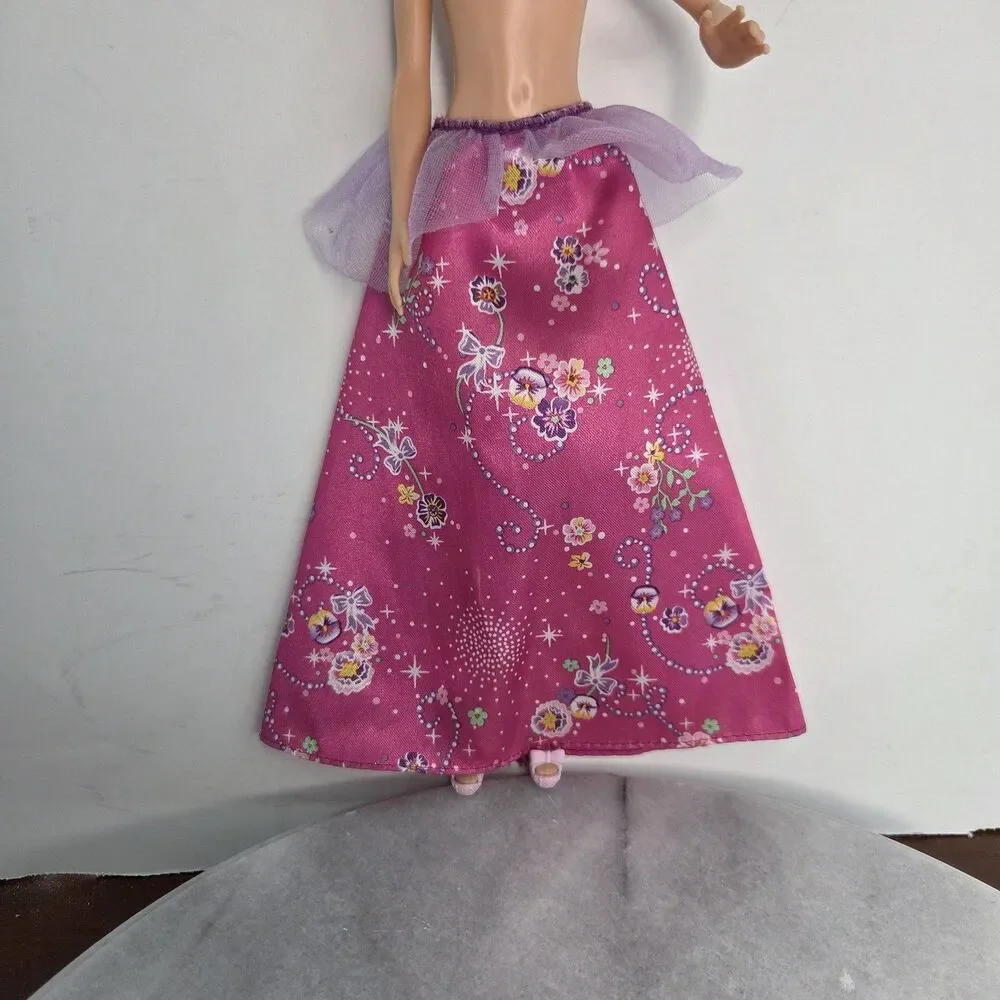 Barbie Size Clothing Accessories Lot Green Holiday Ball Gown Dress Ariel Candy